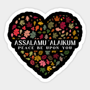 Assalamu 'alaikum Peace be upon You Salam Love  Floral Sticker